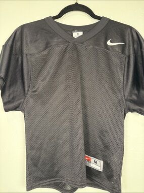 Nike Men’s Recruit Mesh Football Practice Jersey Black Size Medium